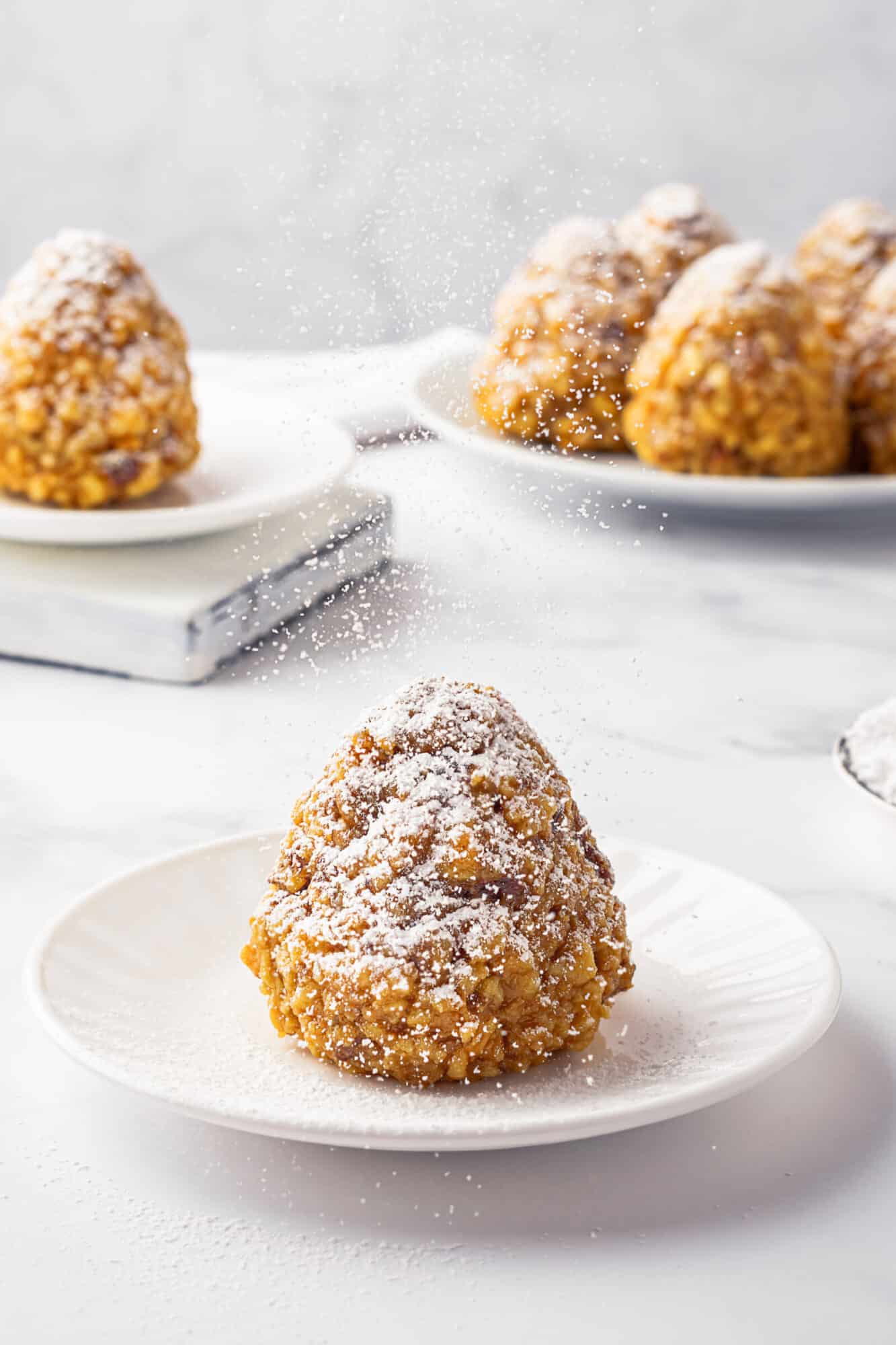 Sweet Winter Trees Dessert with Nuts and Condensed Milk Winter Tree dessert 1333x2000